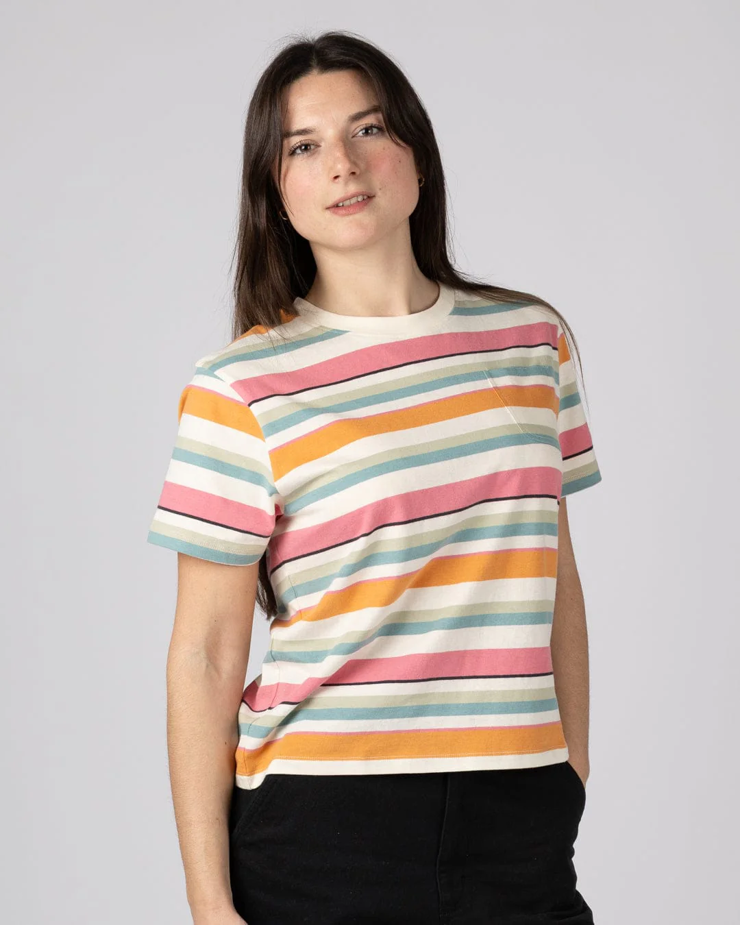 Junet Womens Short Sleeve T-Shirt in Multi - Image 5