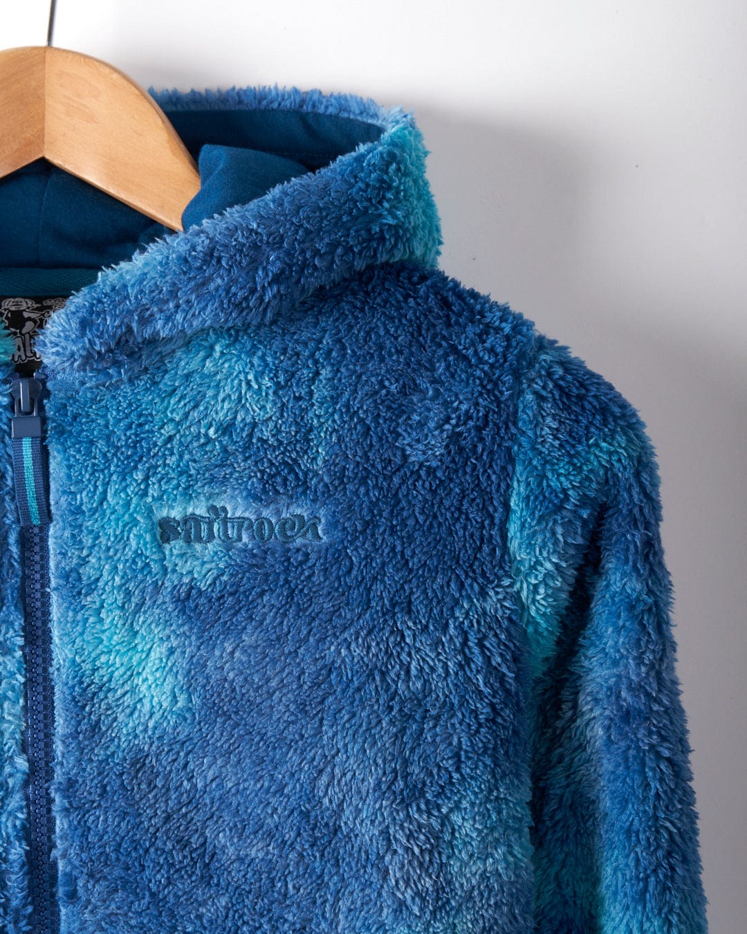 Kiki Kids Zip Fleece in Blue - Image 2