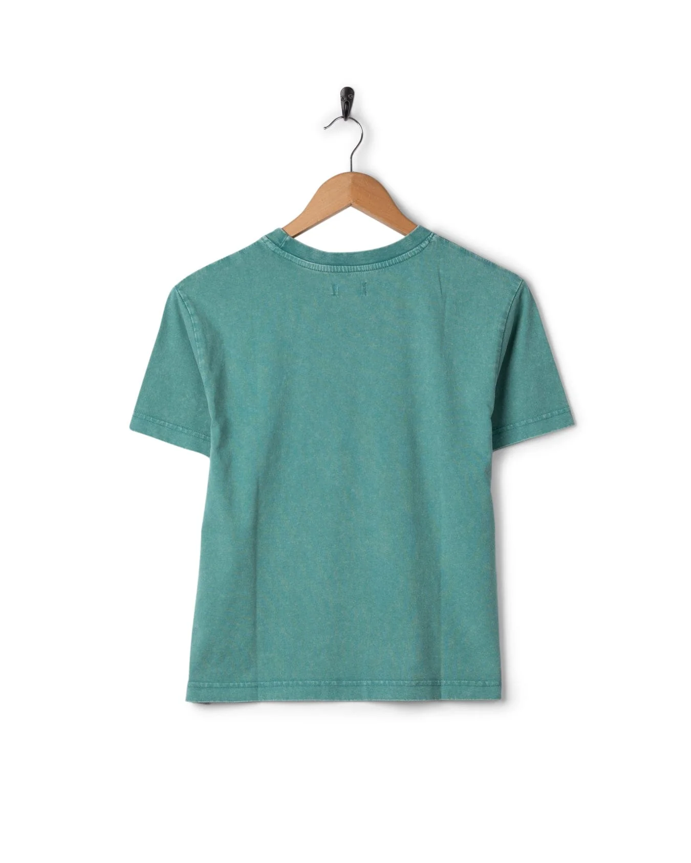 Last Light Womens Boxy Short Sleeve T-Shirt in Blue - Image 5