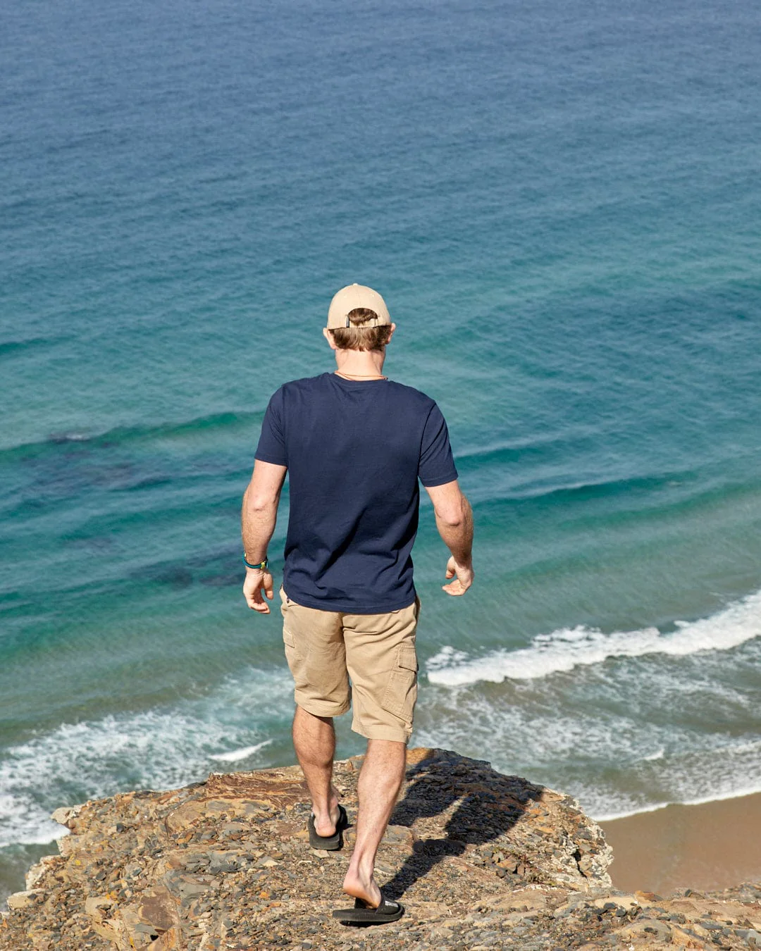 Layers Devon Mens Short Sleeve T-Shirt in Blue - Image 4