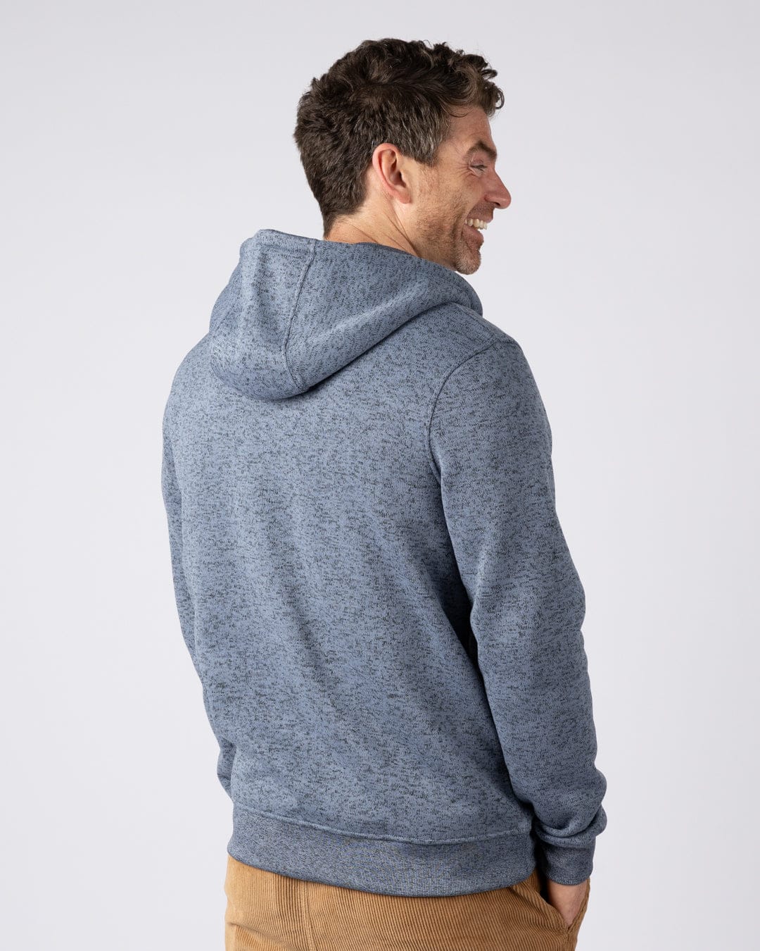 Levis Mens Water Resistant Zip Hoodie in Blue - Image 9