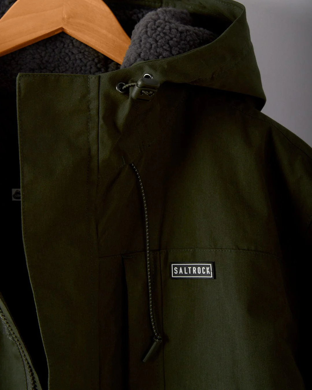 Linden Mens Water Resistant Coat in Green - Image 15