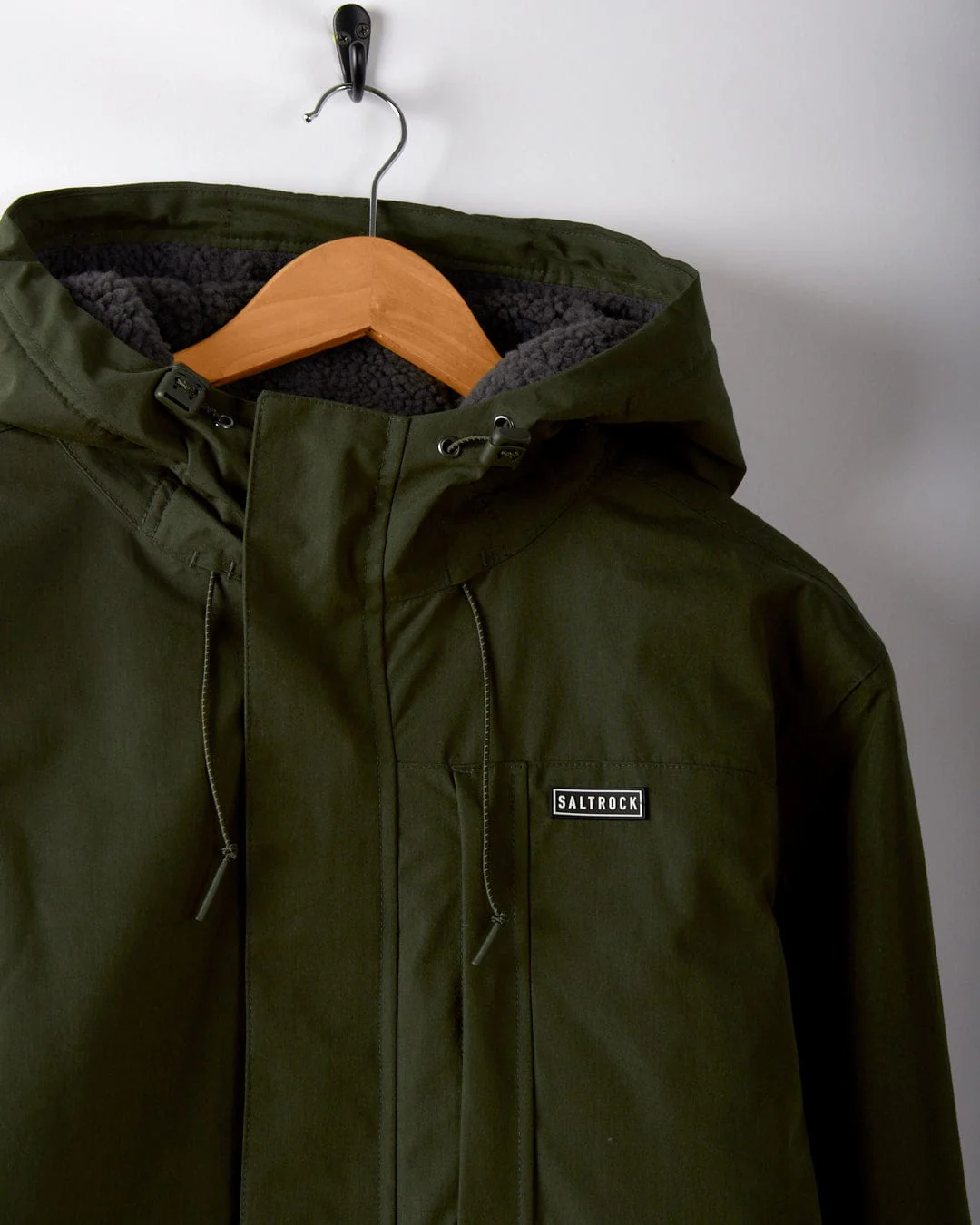 Linden Mens Water Resistant Coat in Green - Image 4