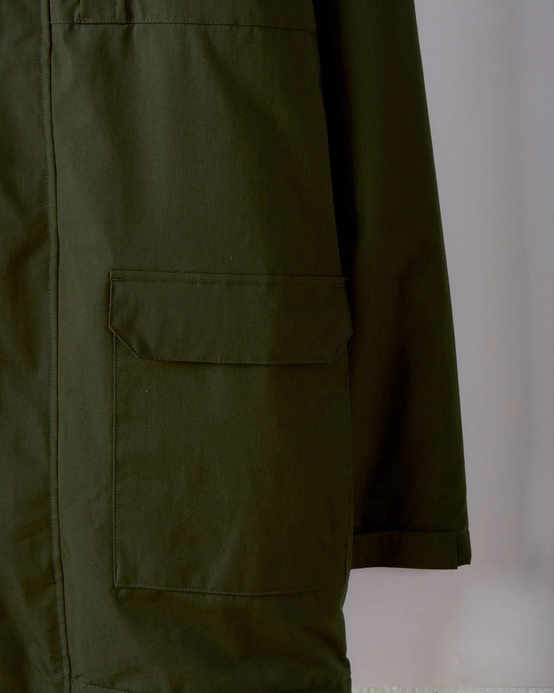 Linden Mens Water Resistant Coat in Green - Image 7