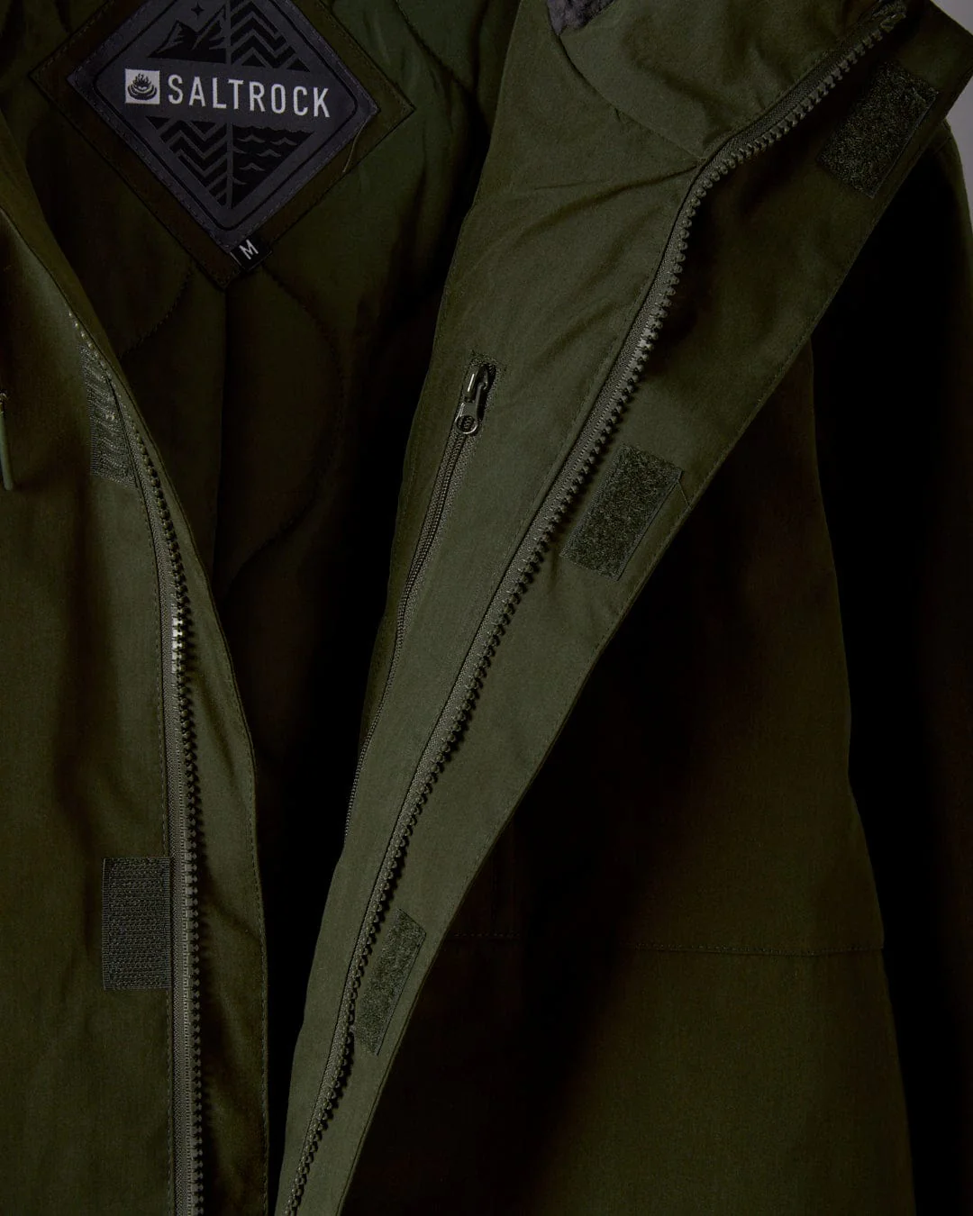 Linden Mens Water Resistant Coat in Green - Image 9