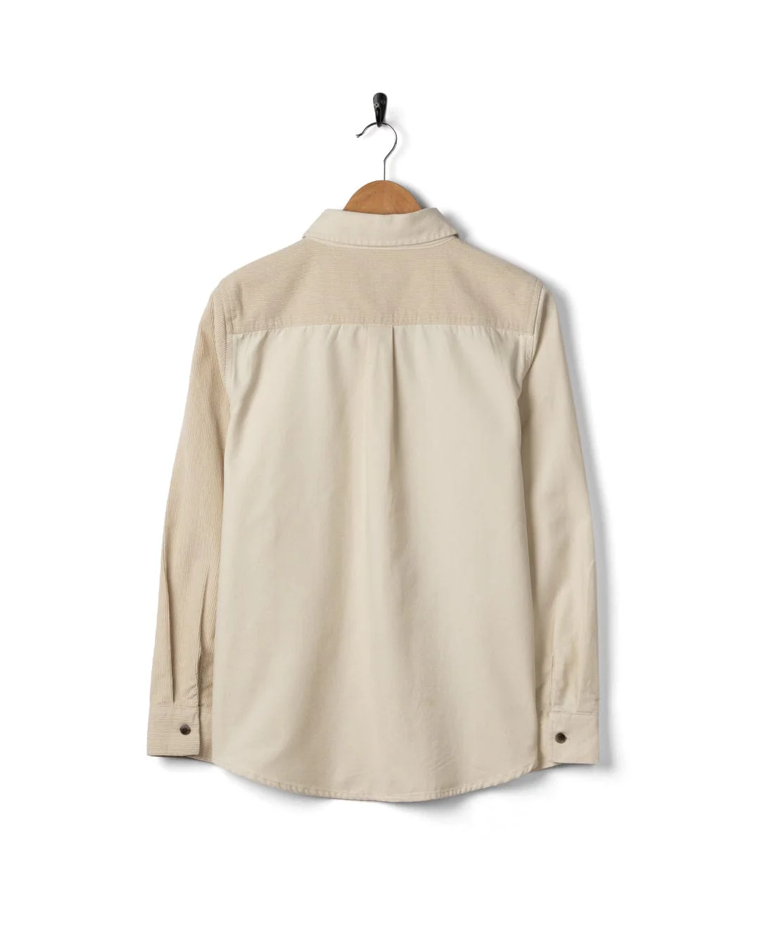 Liora Womens Cord Shirt in Cream - Image 9