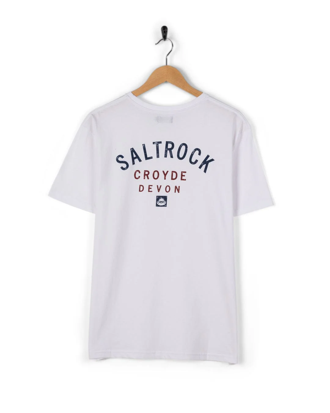 Location Croyde Mens T-Shirt in White - Image 6