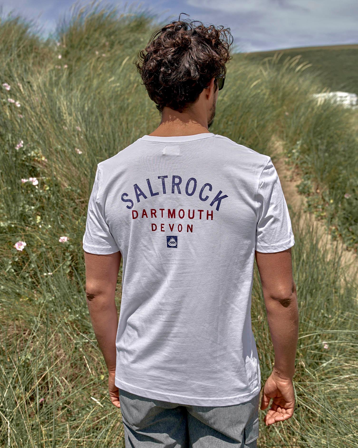 Location Mens T-Shirt Dartmouth in White