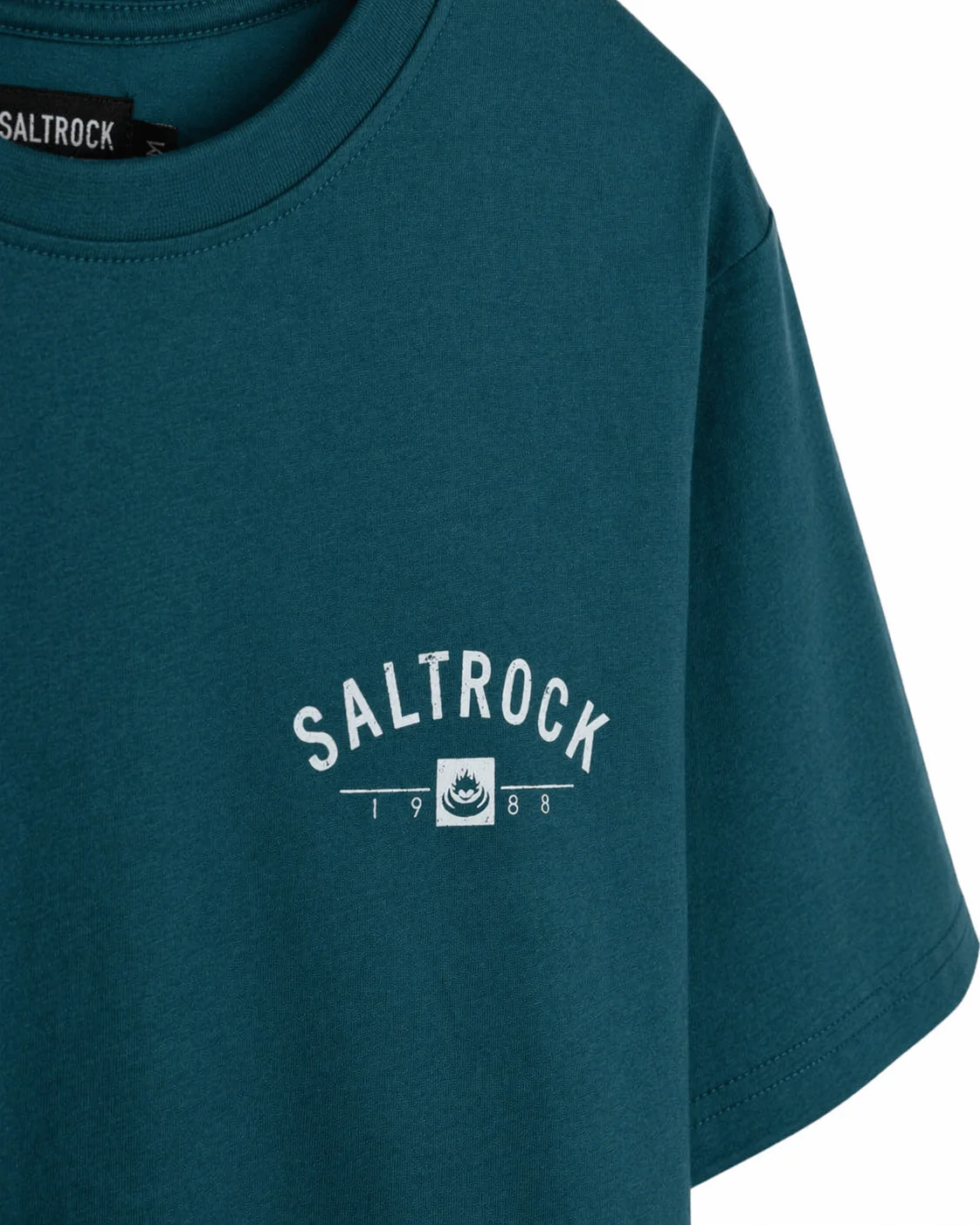Location Saundersfoot Mens T-Shirt in Teal - Image 3