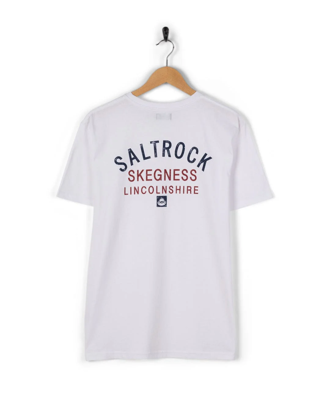 Location Skegness Mens T-Shirt in White