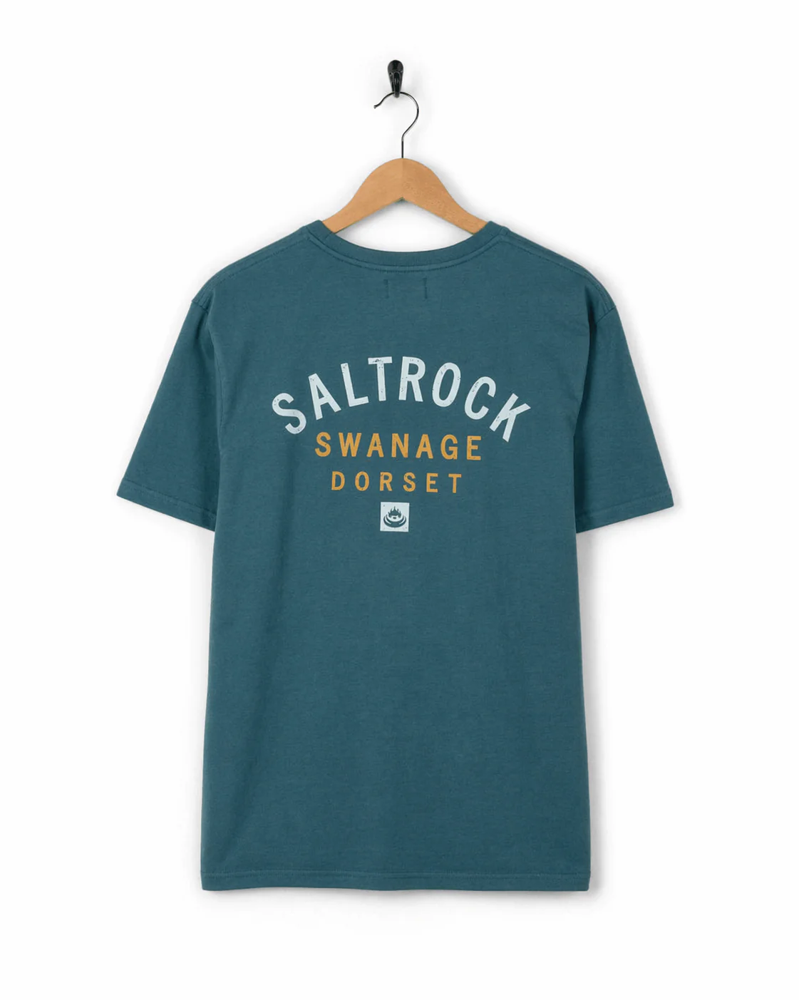 Location Swanage Mens T-Shirt in Teal