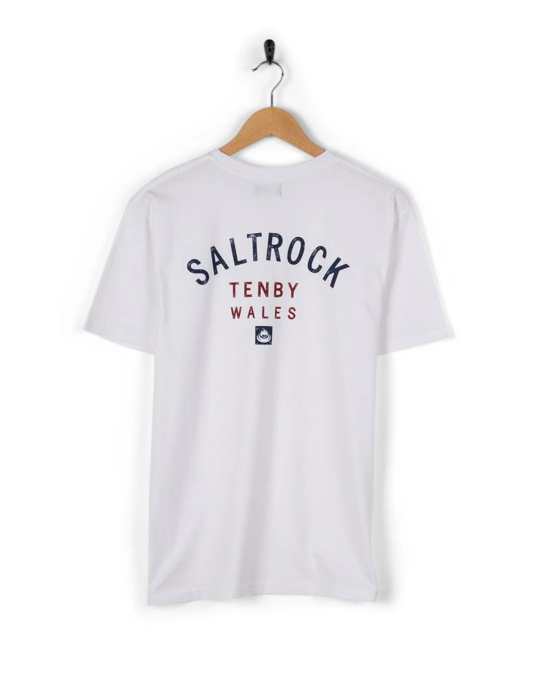 Location Tenby Mens T-Shirt in White