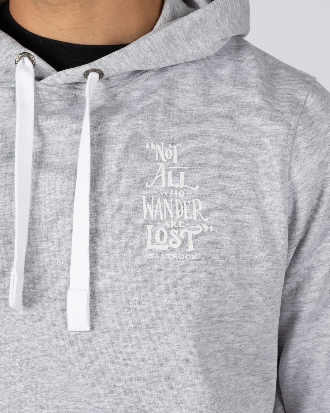 Lost Ships Mens Pop Hood in Grey - Image 8