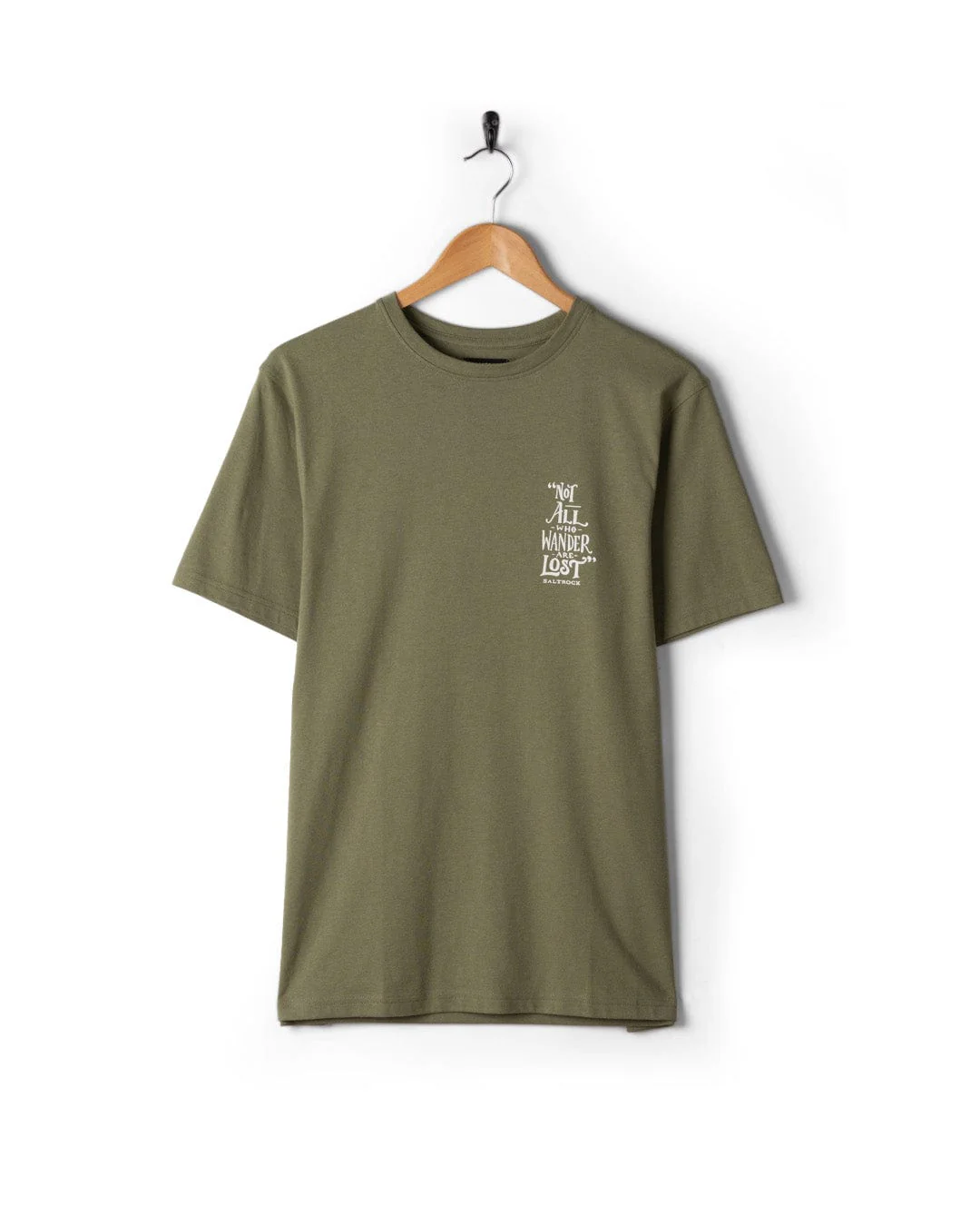 Lost Ships Mens Short Sleeve T-Shirt in Green - Image 5