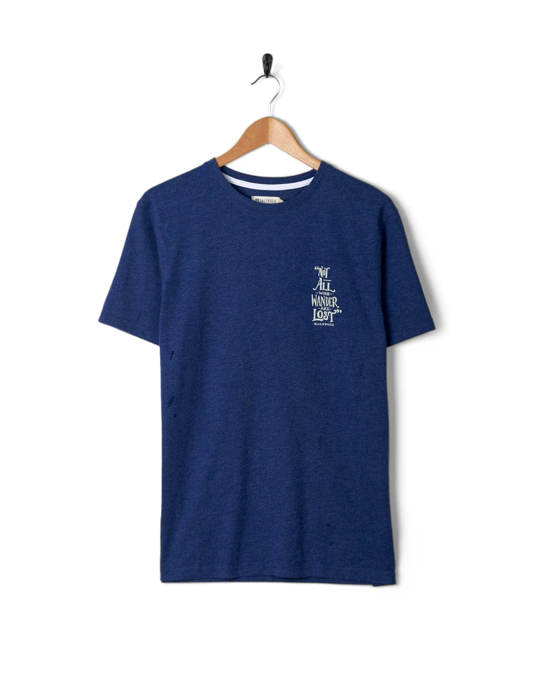 Lost Ships Mens Short Sleeve T-Shirt in Navy - Image 13