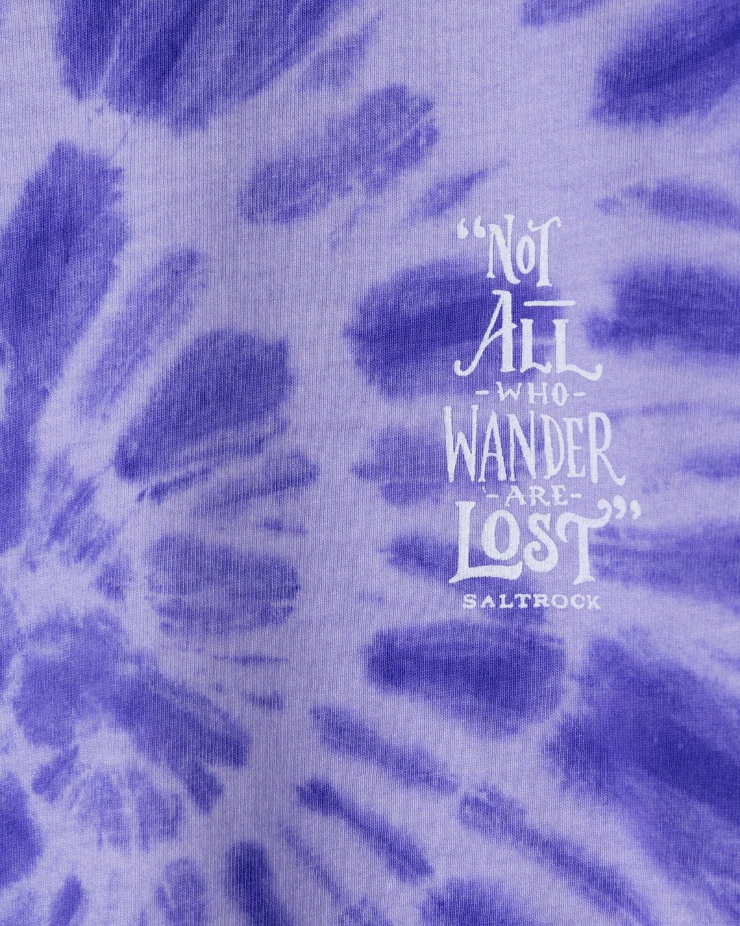 Lost Ships  Kids Tie Dye Short Sleeve T-Shirt in Purple - Image 4