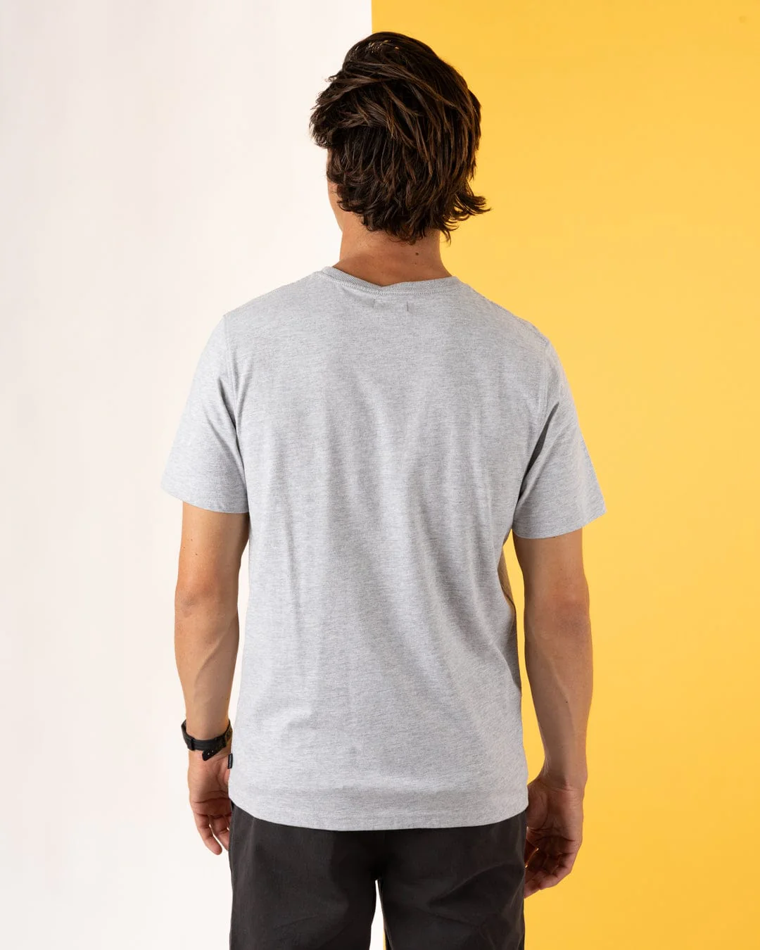 Lost Van Mens Short Sleeve T-Shirt in Grey - Image 5