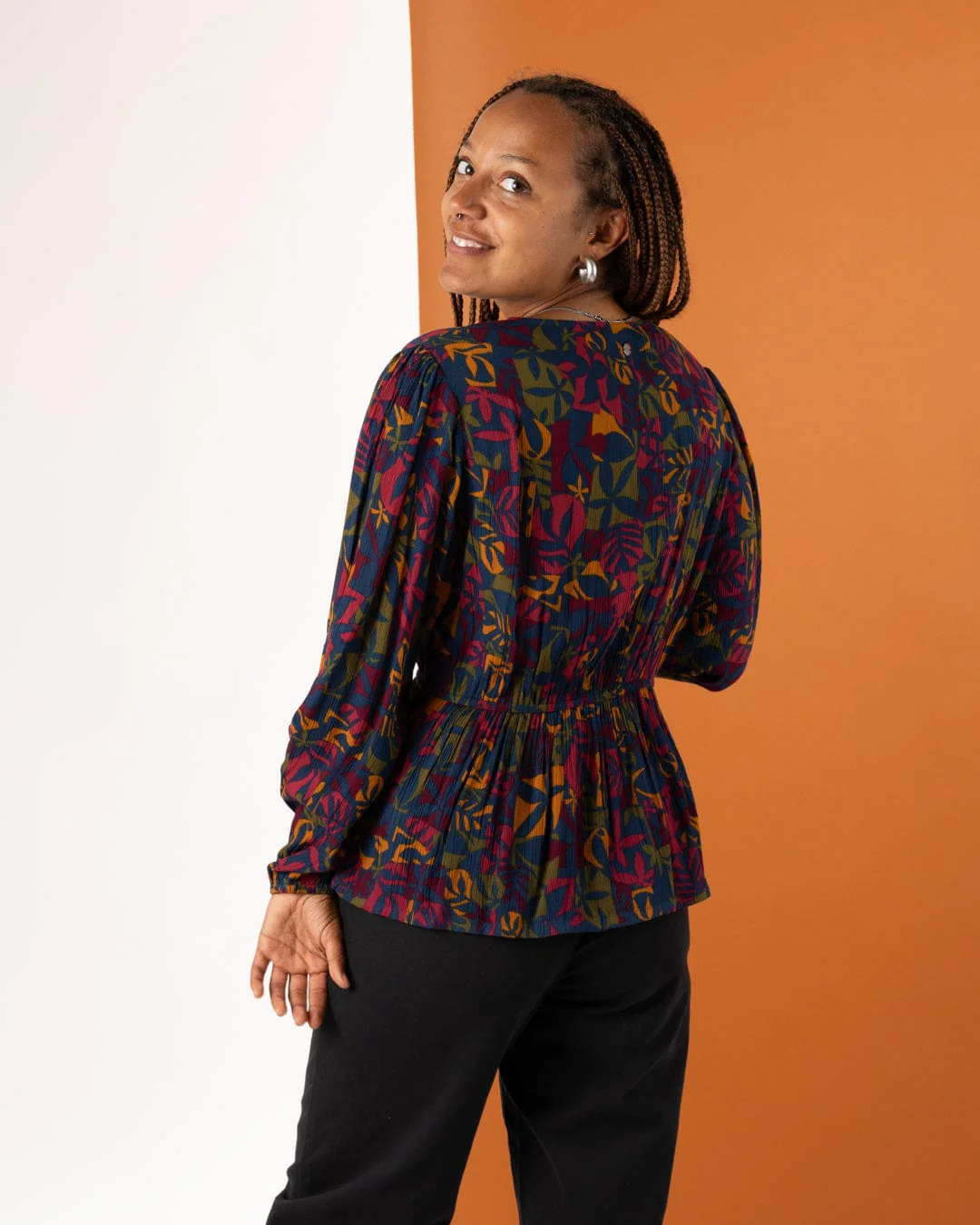 Lowry Balance  Womens Blouse in Multi - Image 8