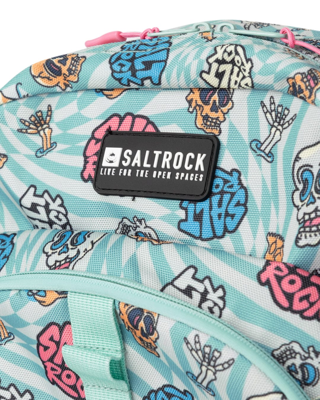 Lush Waves Backpack in Blue - Image 3