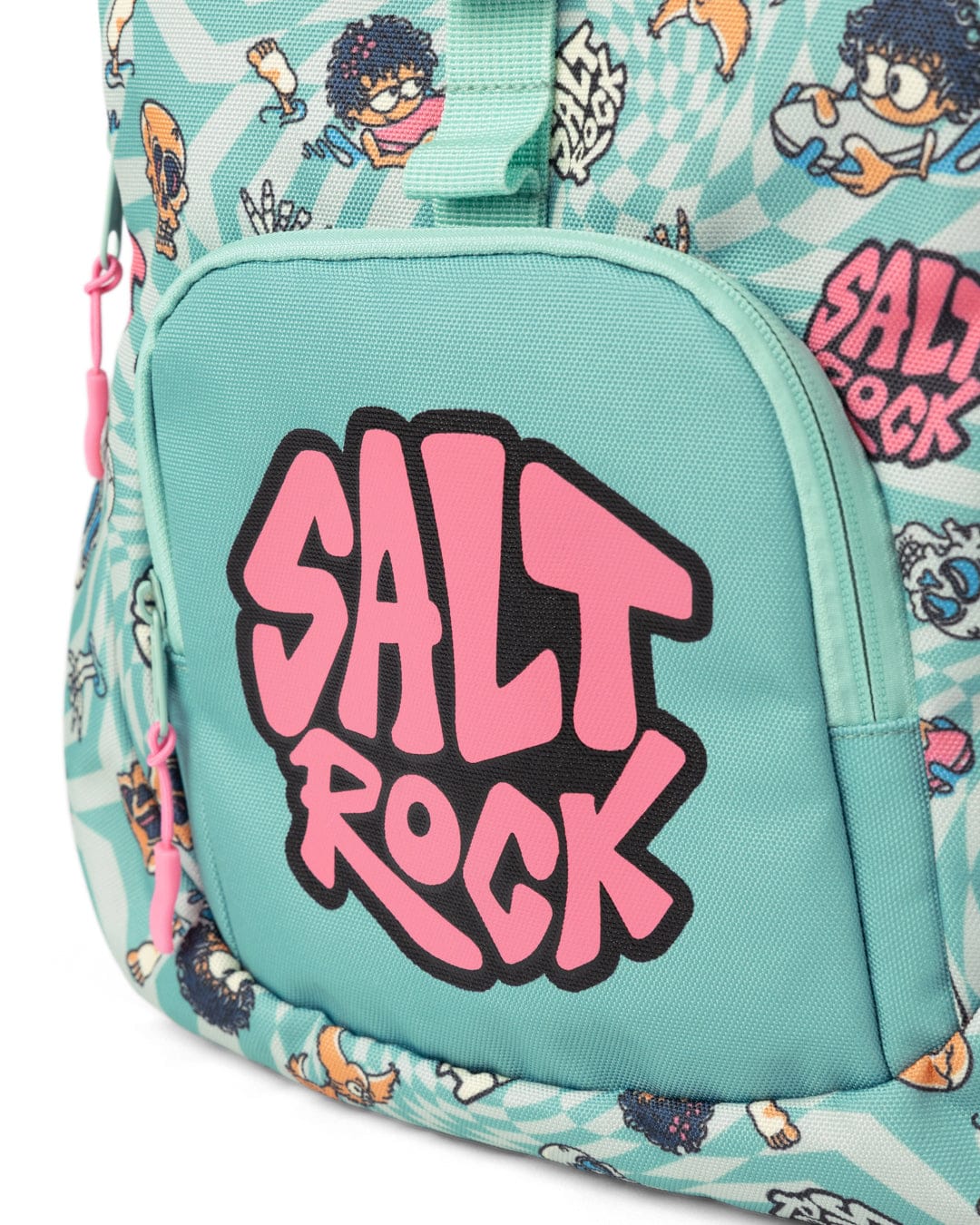 Lush Waves Backpack in Blue - Image 4