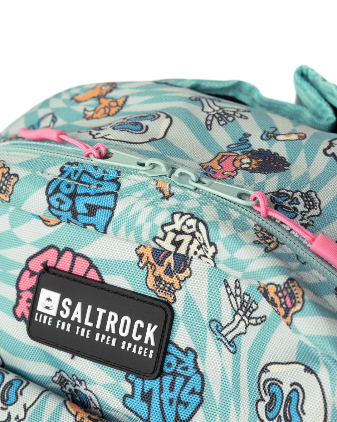 Lush Waves Backpack in Blue - Image 5