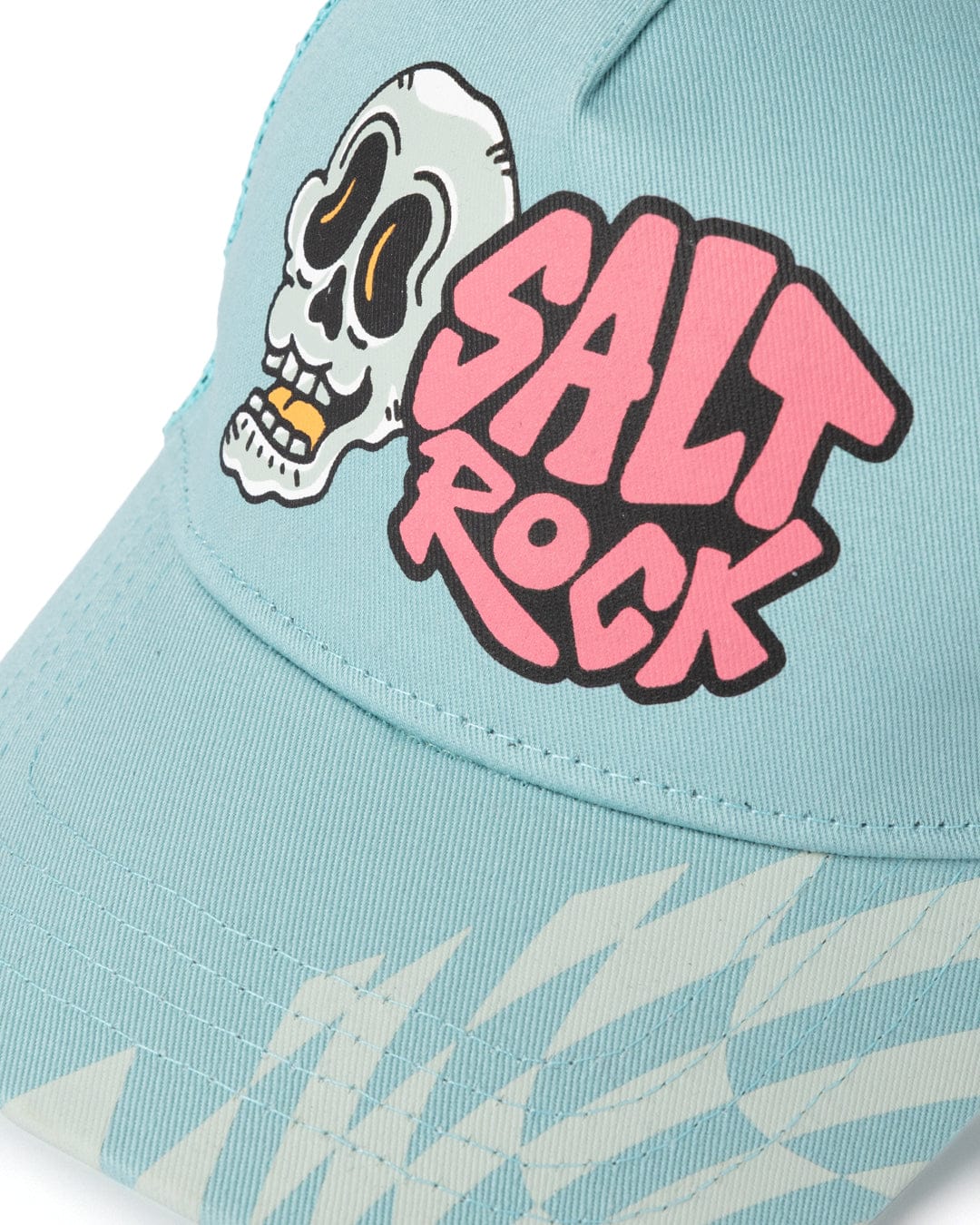 Lush Waves Kids Cap in Light Blue - Image 3