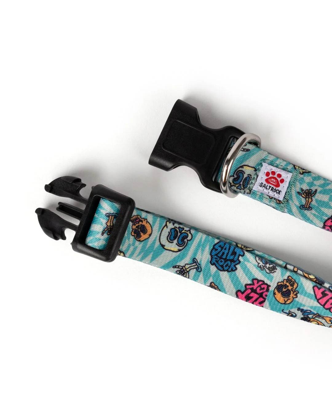 Lush Waves Pet Collar in Light Blue - Image 2