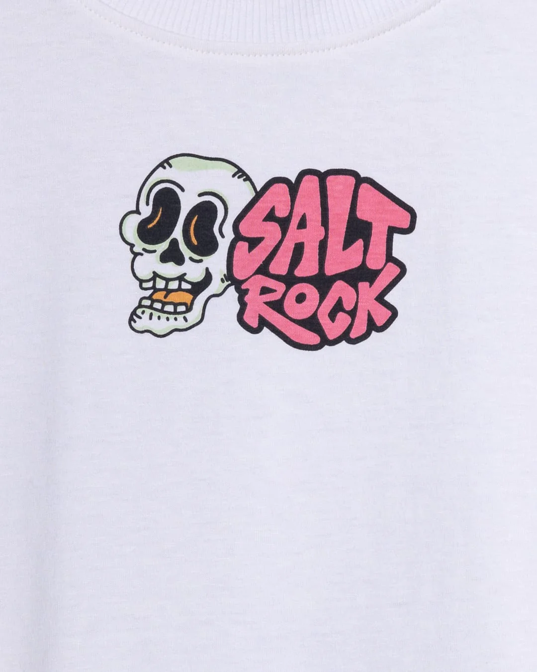 Lush Waves Kids Short Sleeve T-Shirt in White - Image 5