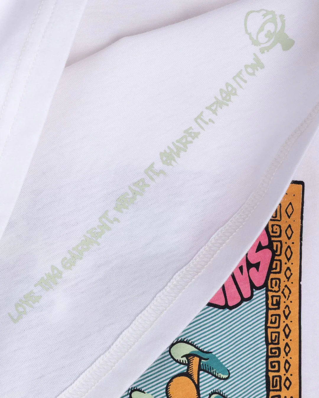 Lush Waves Kids Short Sleeve T-Shirt in White - Image 7