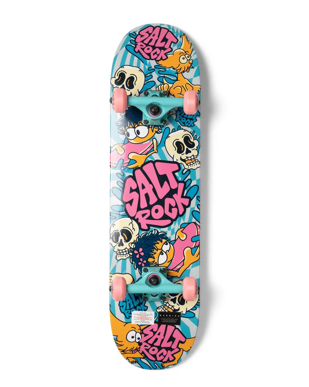 Lush Waves Skateboard in Blue - Image 3