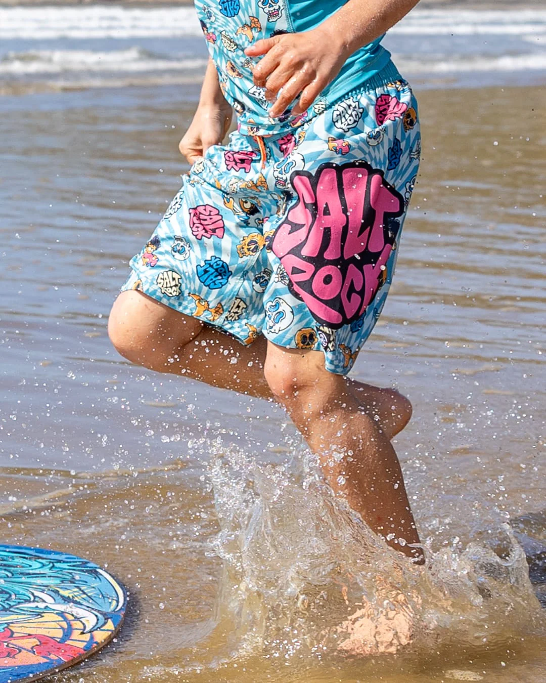 Lush Waves Kids Swimwear in Blue - Image 5