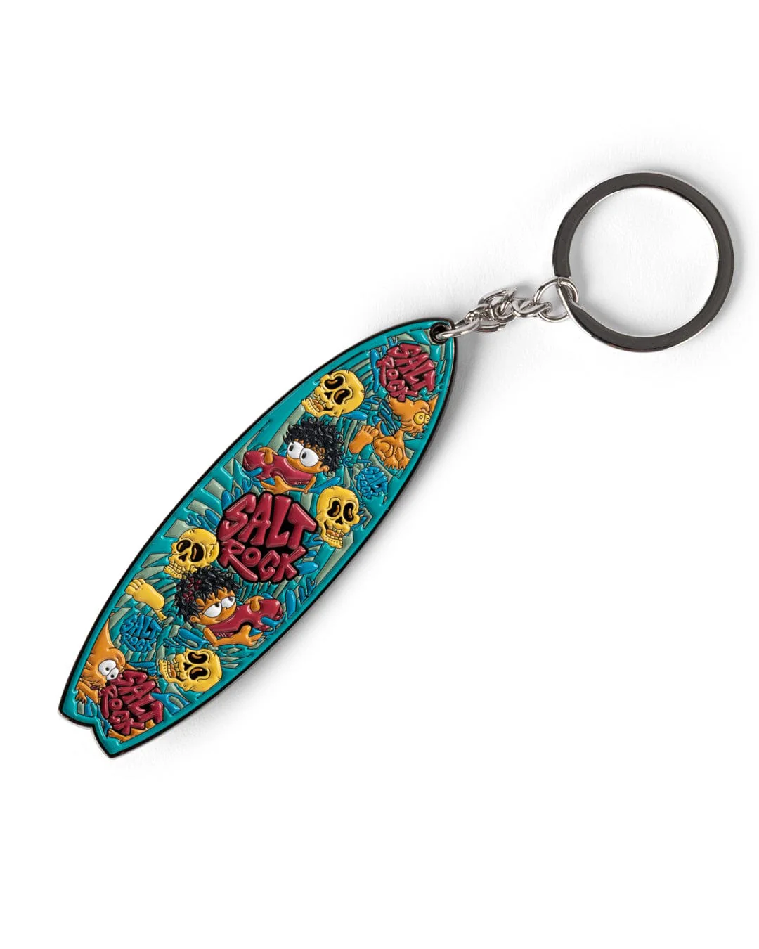 Lush Waves Bottle Opener Keyring in Light Blue - Image 3