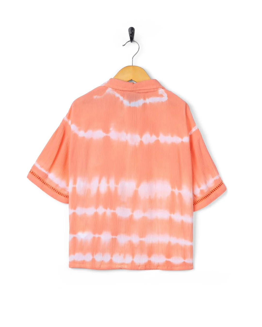 Maida Short Sleeve Shirt in Orange - Image 2