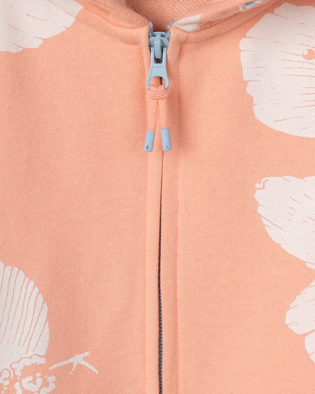 Mandaram Kids Zip Through Hoodie in Light Pink - Image 2