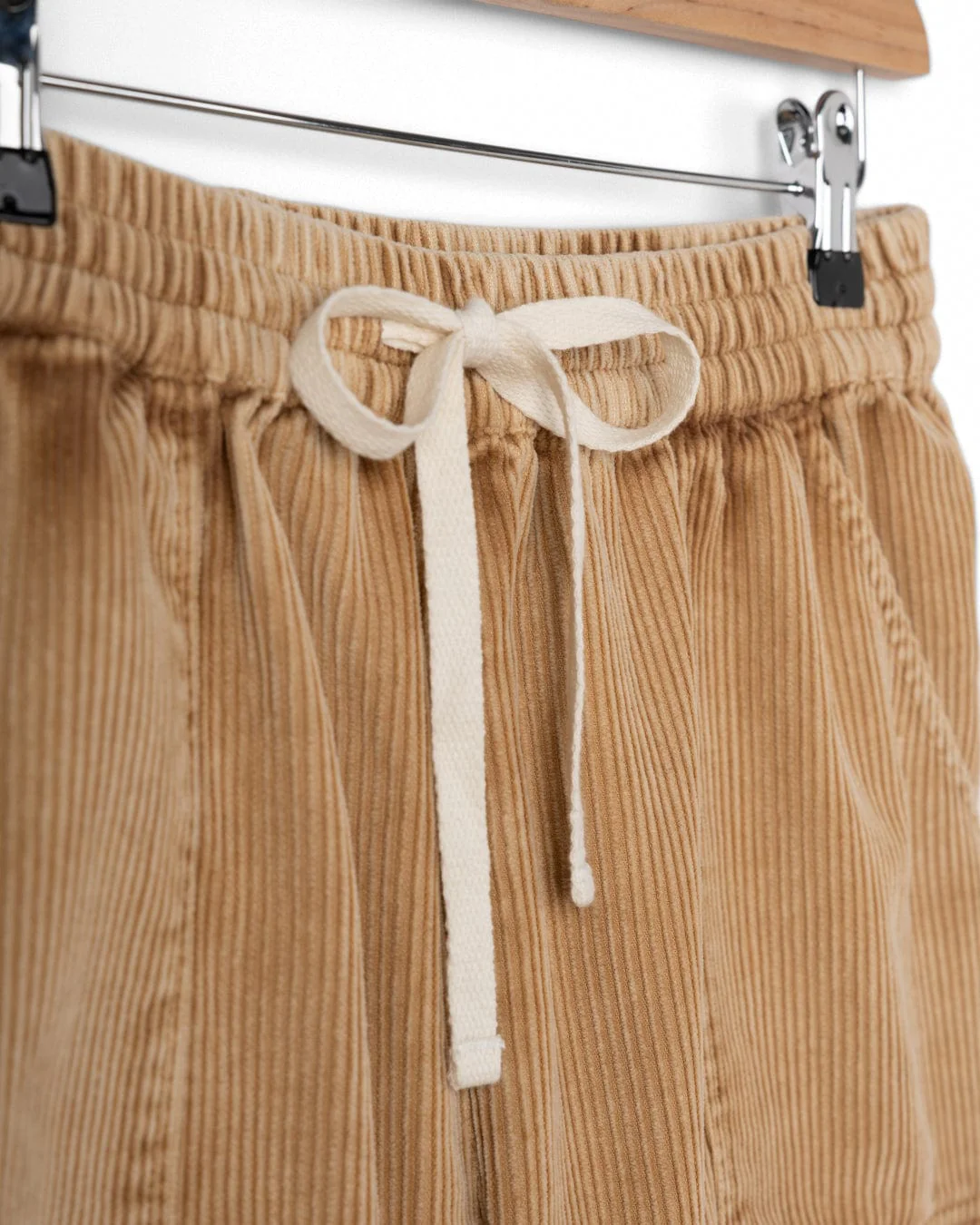 Mel Womens Cord Shorts in Brown - Image 6