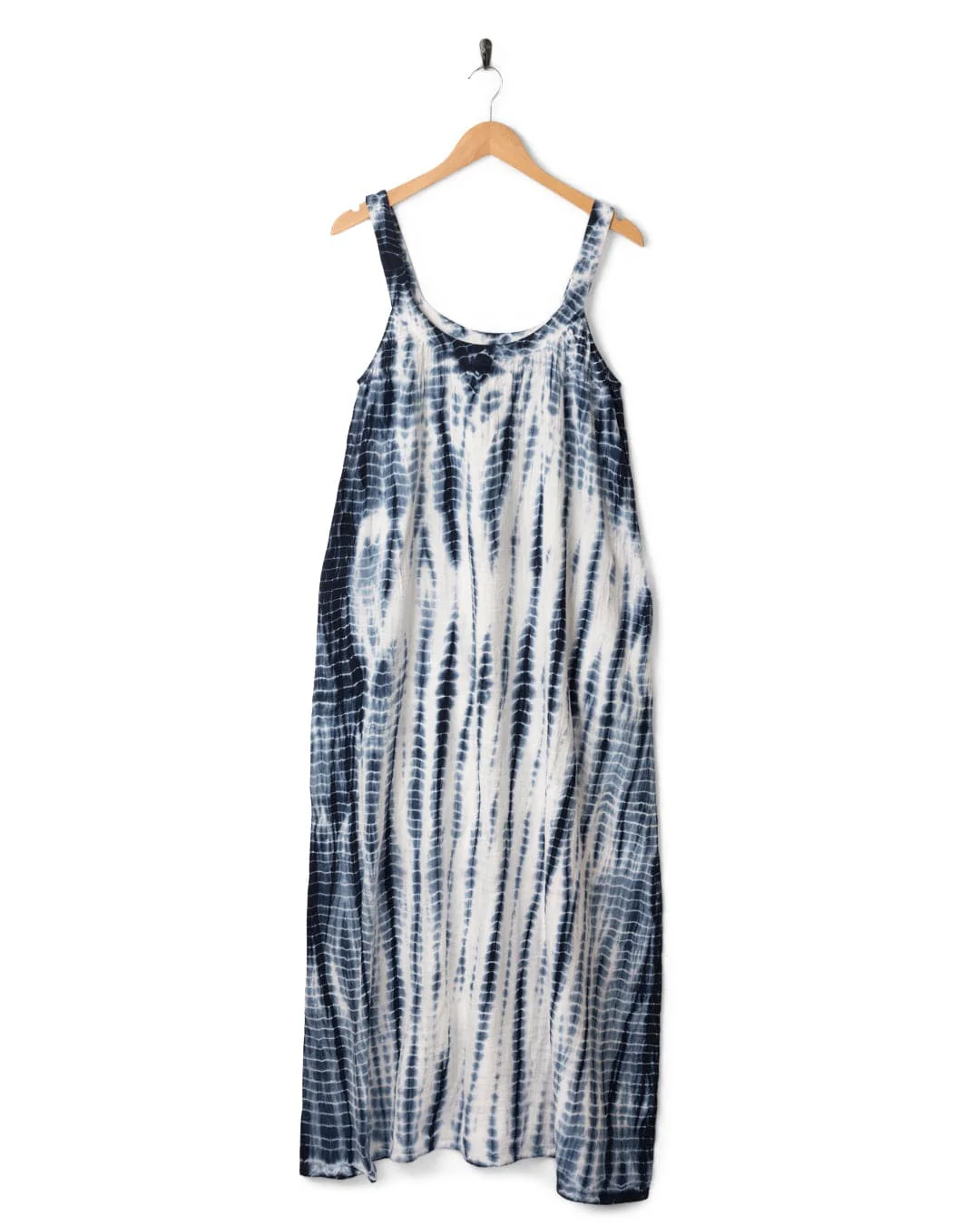 Melda  Womens Oversized Midi Dress in Blue - Image 13