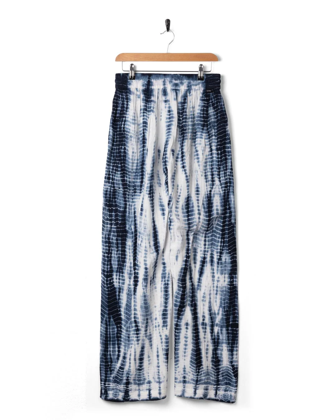 Melda  Womens Tie Dye Trouser in Blue - Image 10