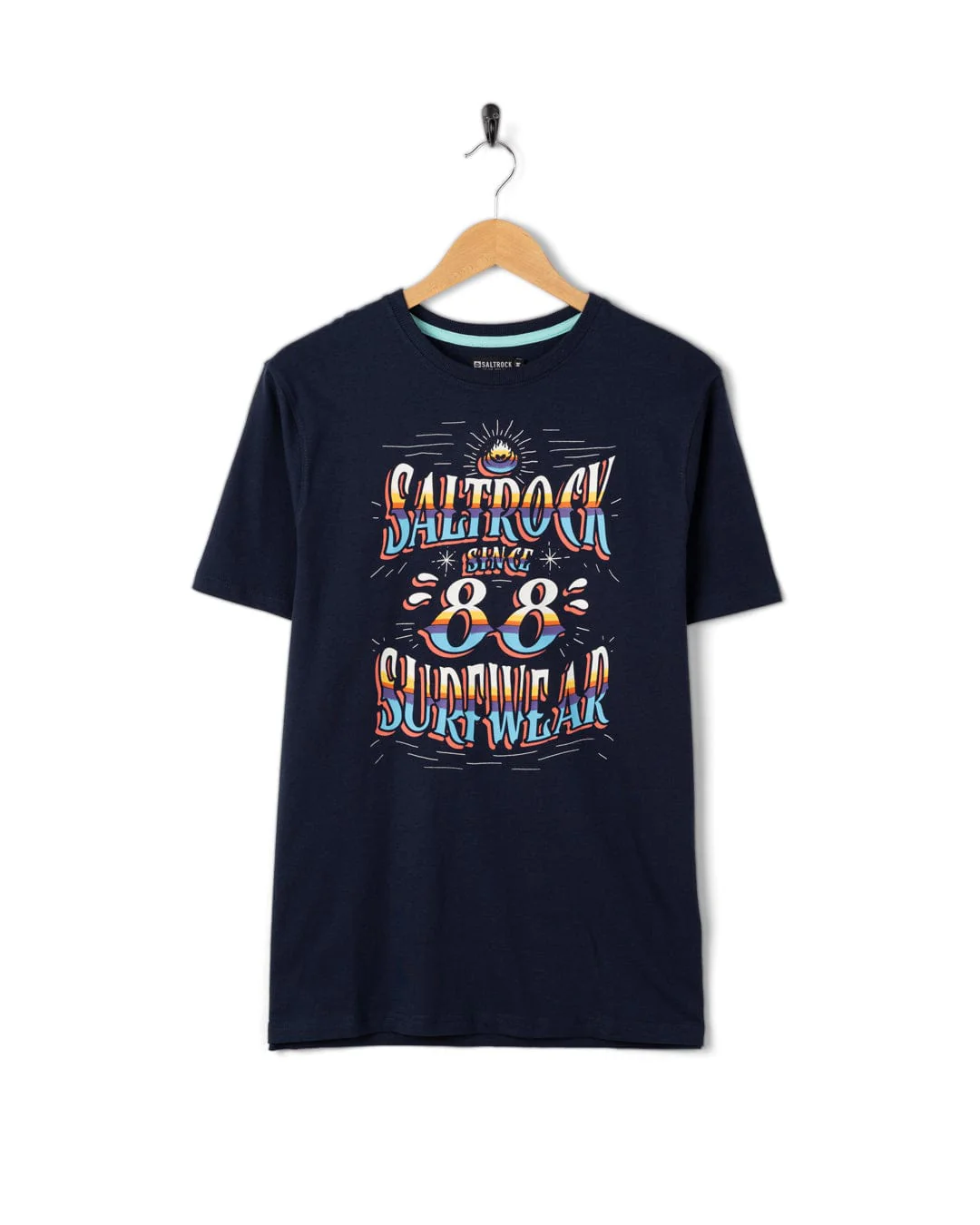 Mex Logo Mens T-Shirt in Blue - Image 5