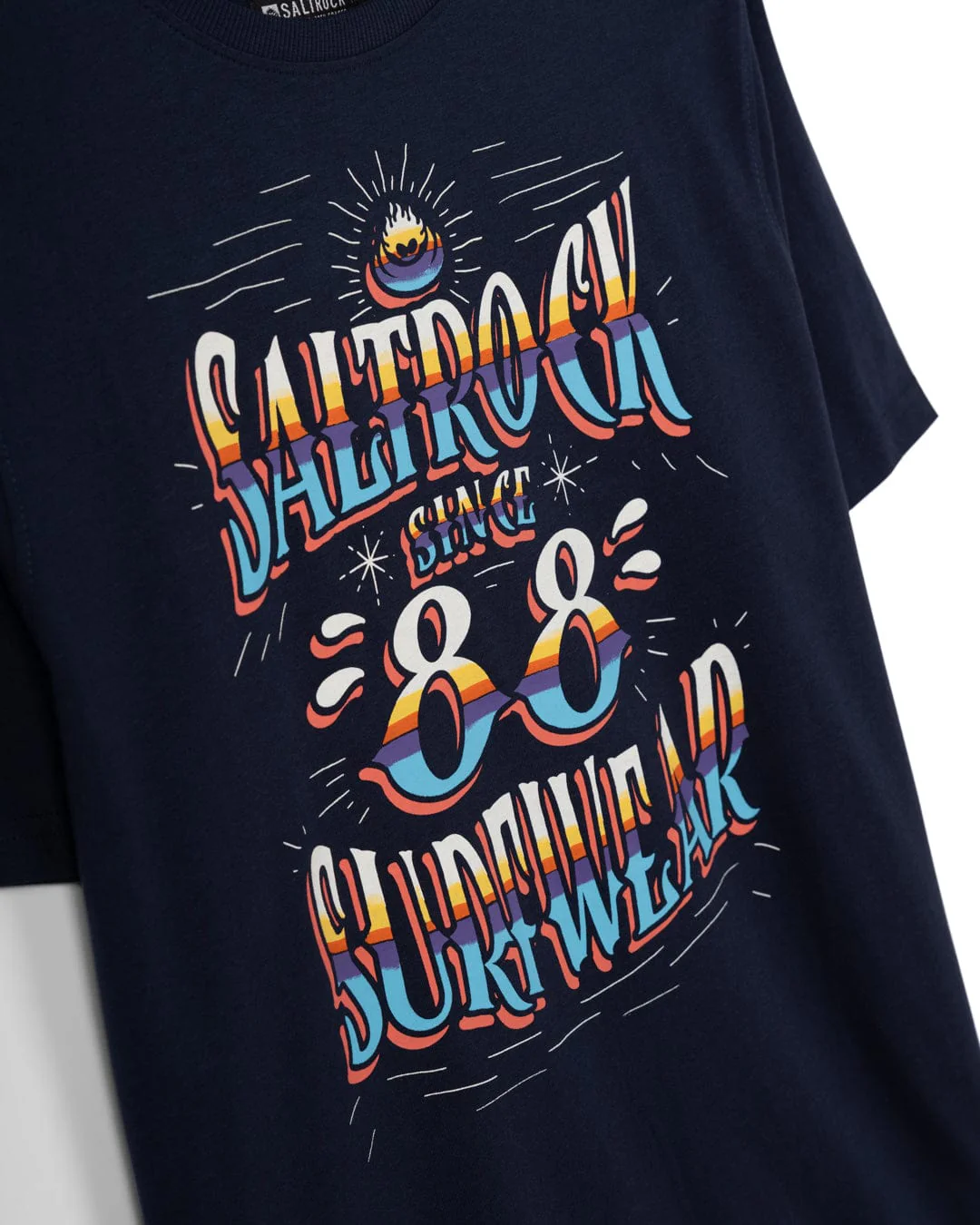 Mex Logo Mens T-Shirt in Blue - Image 8