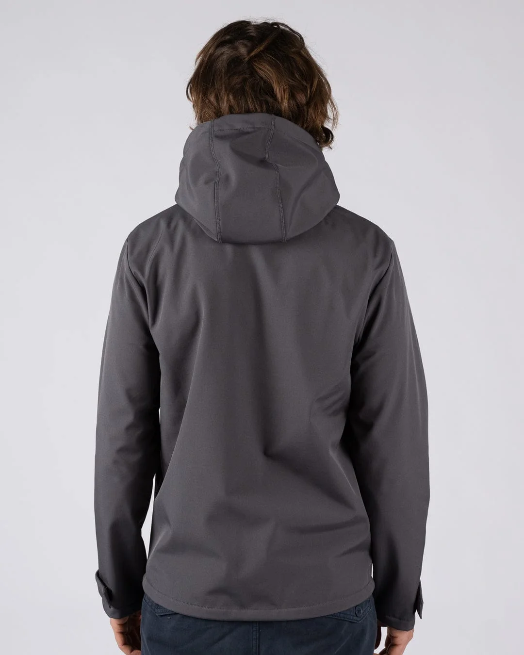 Munros II Mens Water Resistant Softshell Jacket in Dark Grey - Image 7
