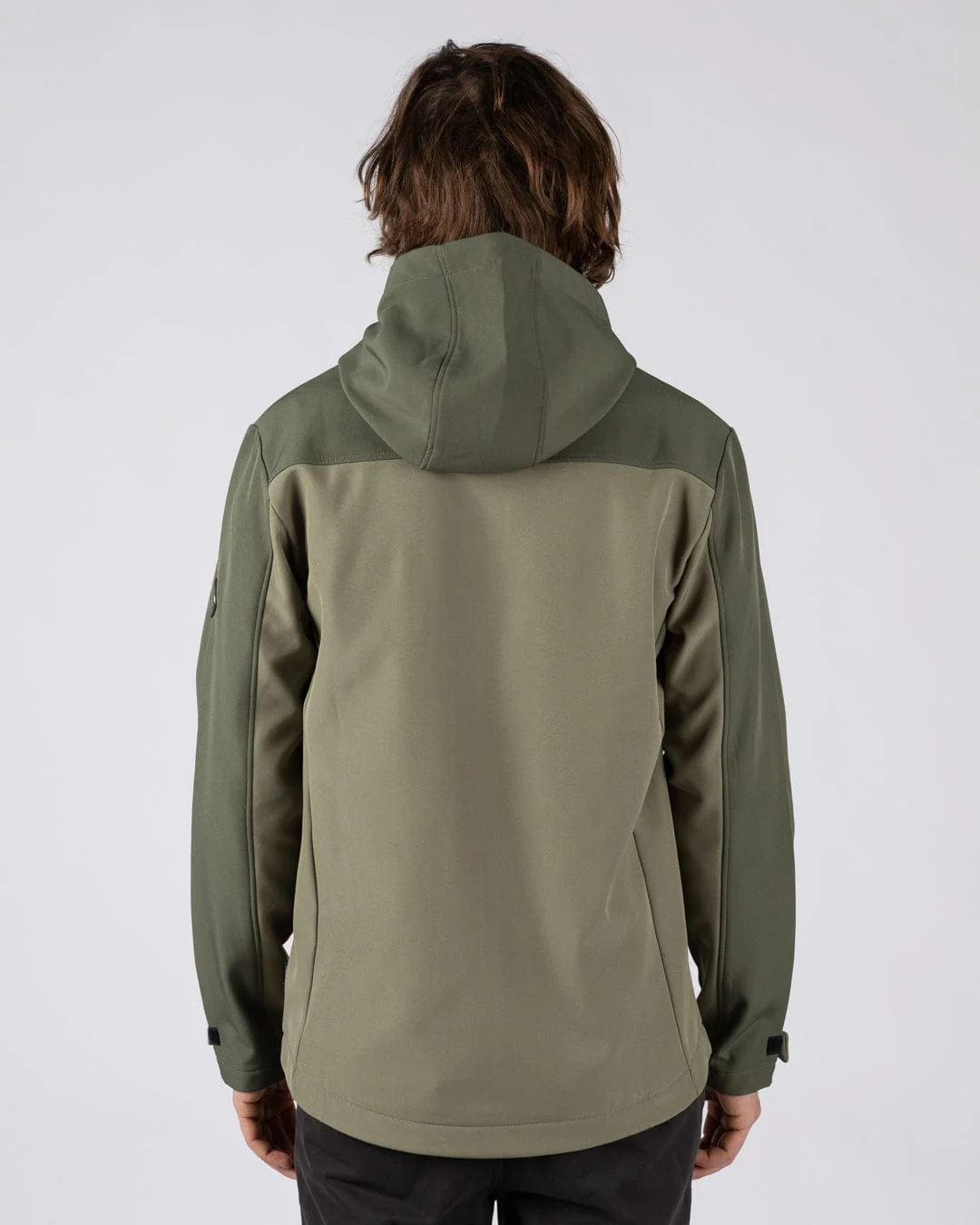 Munry Mens Water Resistant Softshell Jacket in Dark Green - Image 4