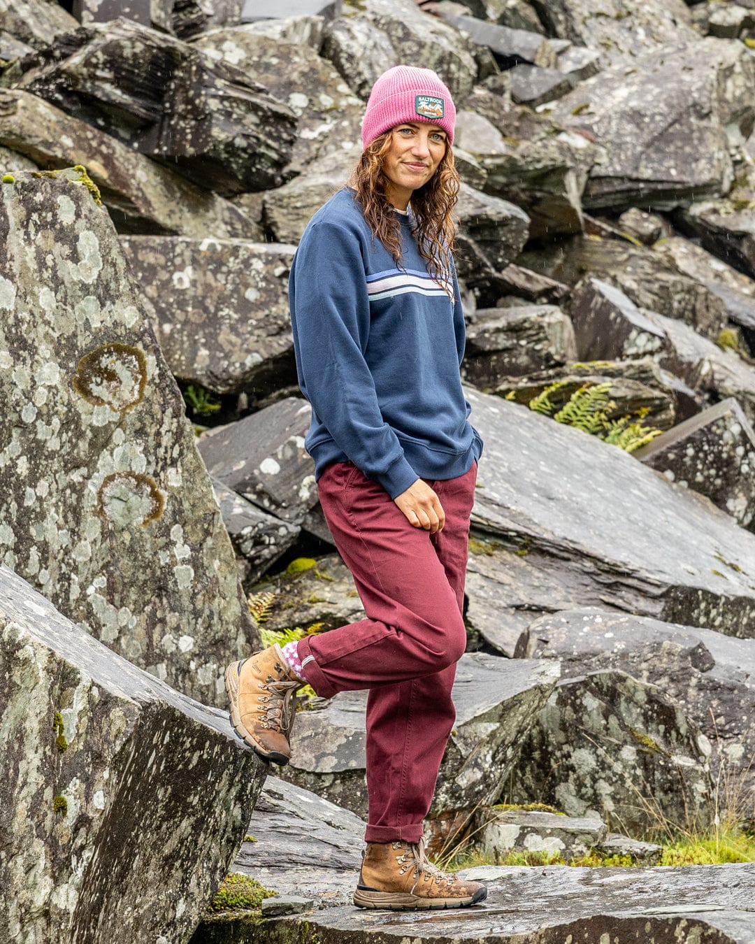 Mylo Womens Sweatshirt in Blue - Image 4