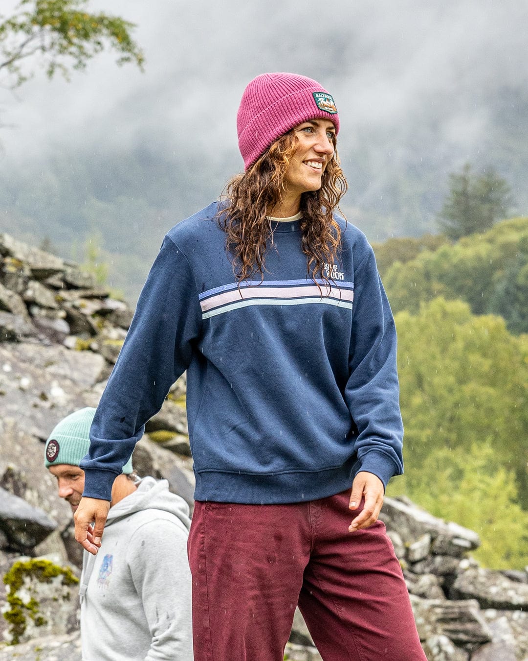 Mylo Womens Sweatshirt in Blue - Image 5