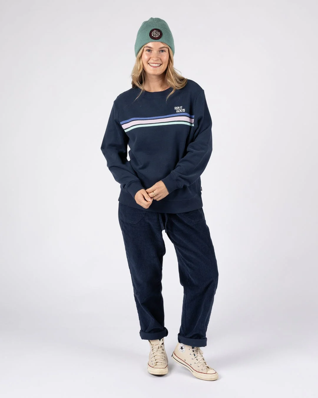 Mylo Womens Sweatshirt in Blue - Image 9