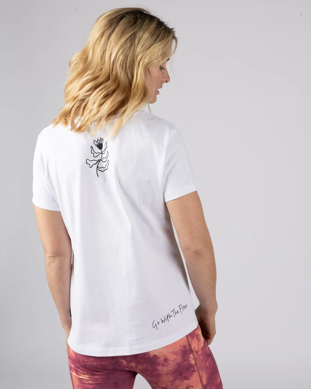 Nala Womens Short Sleeved T-Shirt in White - Image 4
