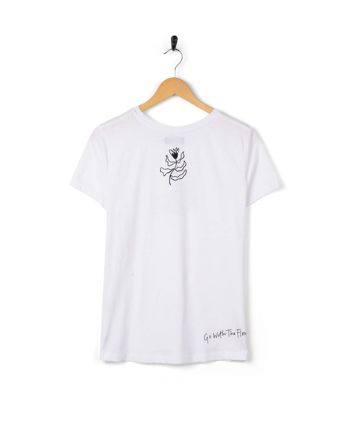 Nala Womens Short Sleeved T-Shirt in White - Image 9