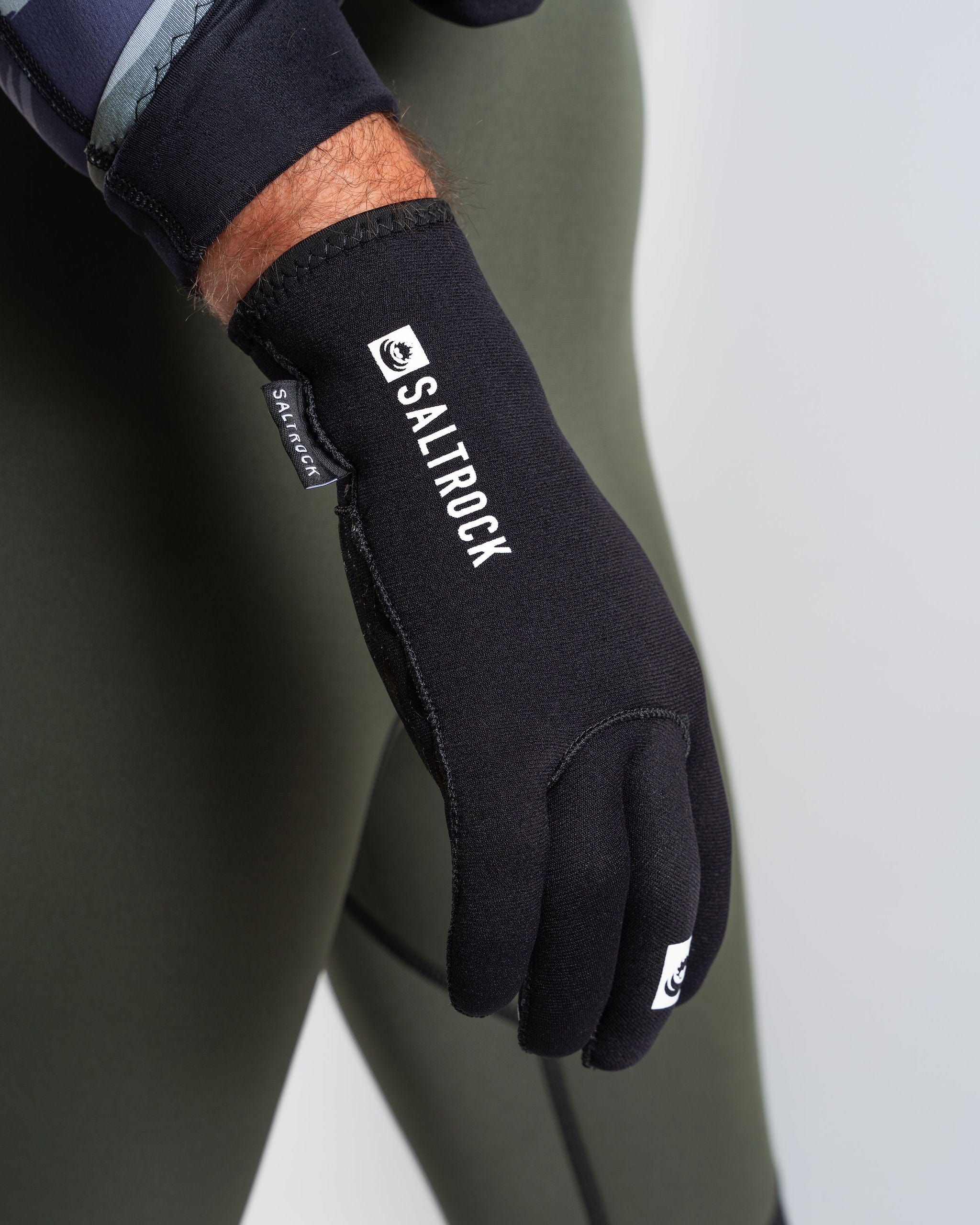 Neoprene Technical Cold Water Gloves Black - Image 8