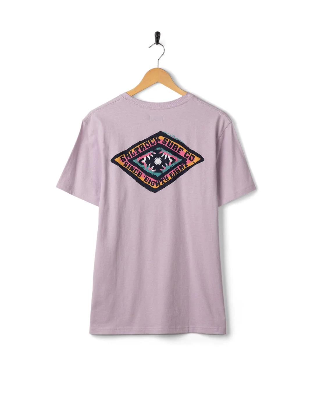 Offshore Mens Short Sleeve T-Shirt in Purple - Image 9