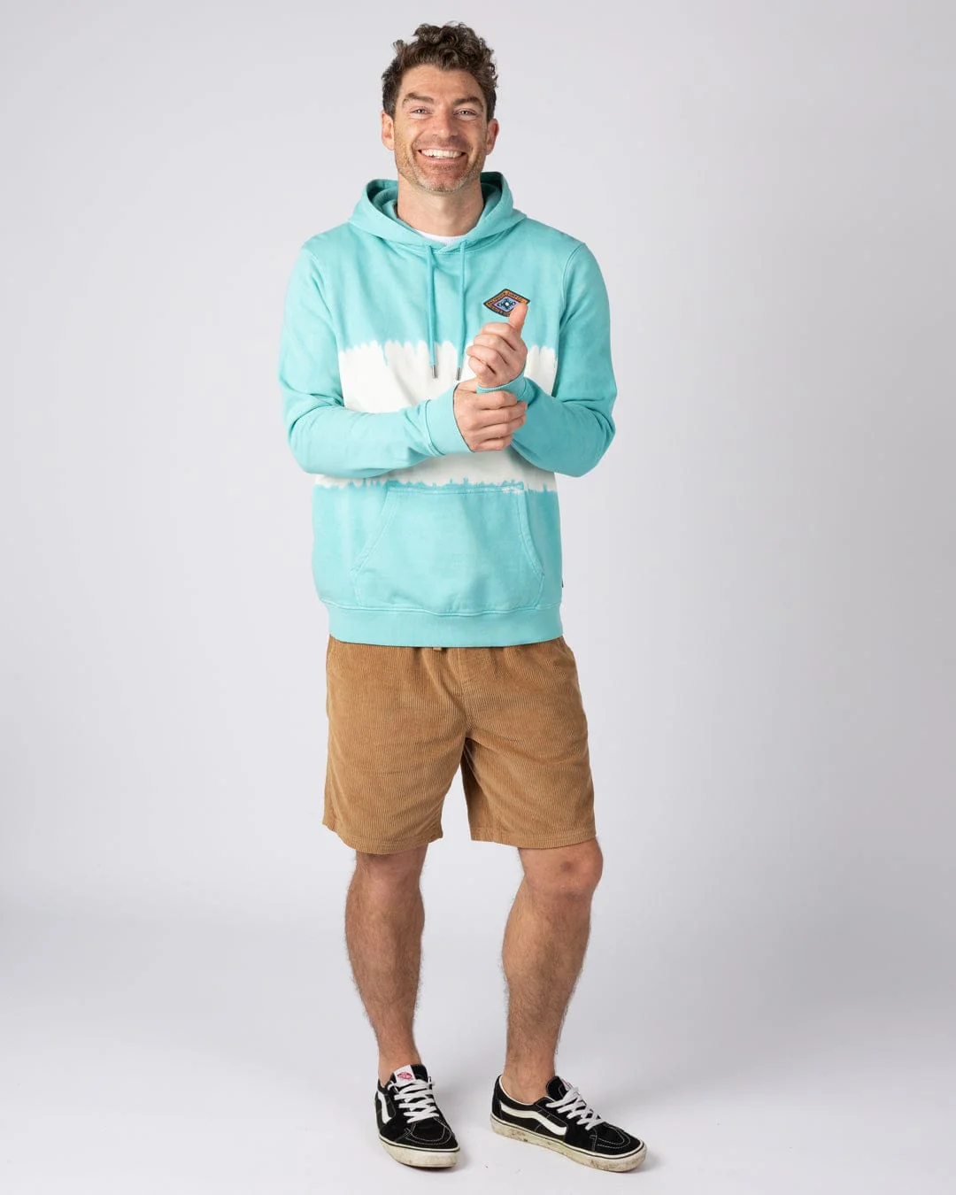 Offshore Td Mens Pop Hoodie in Blue - Image 4