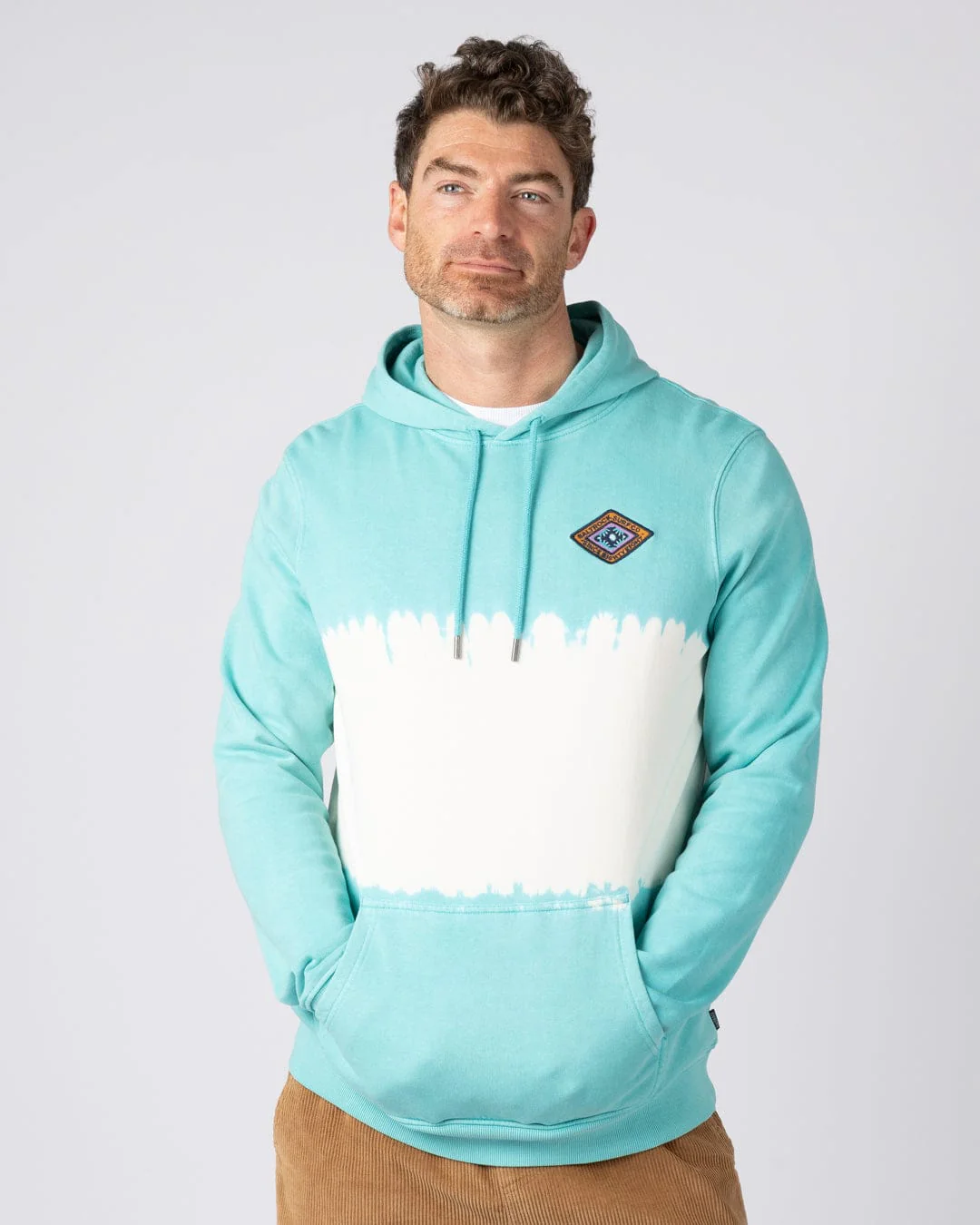 Offshore Td Mens Pop Hoodie in Blue - Image 5